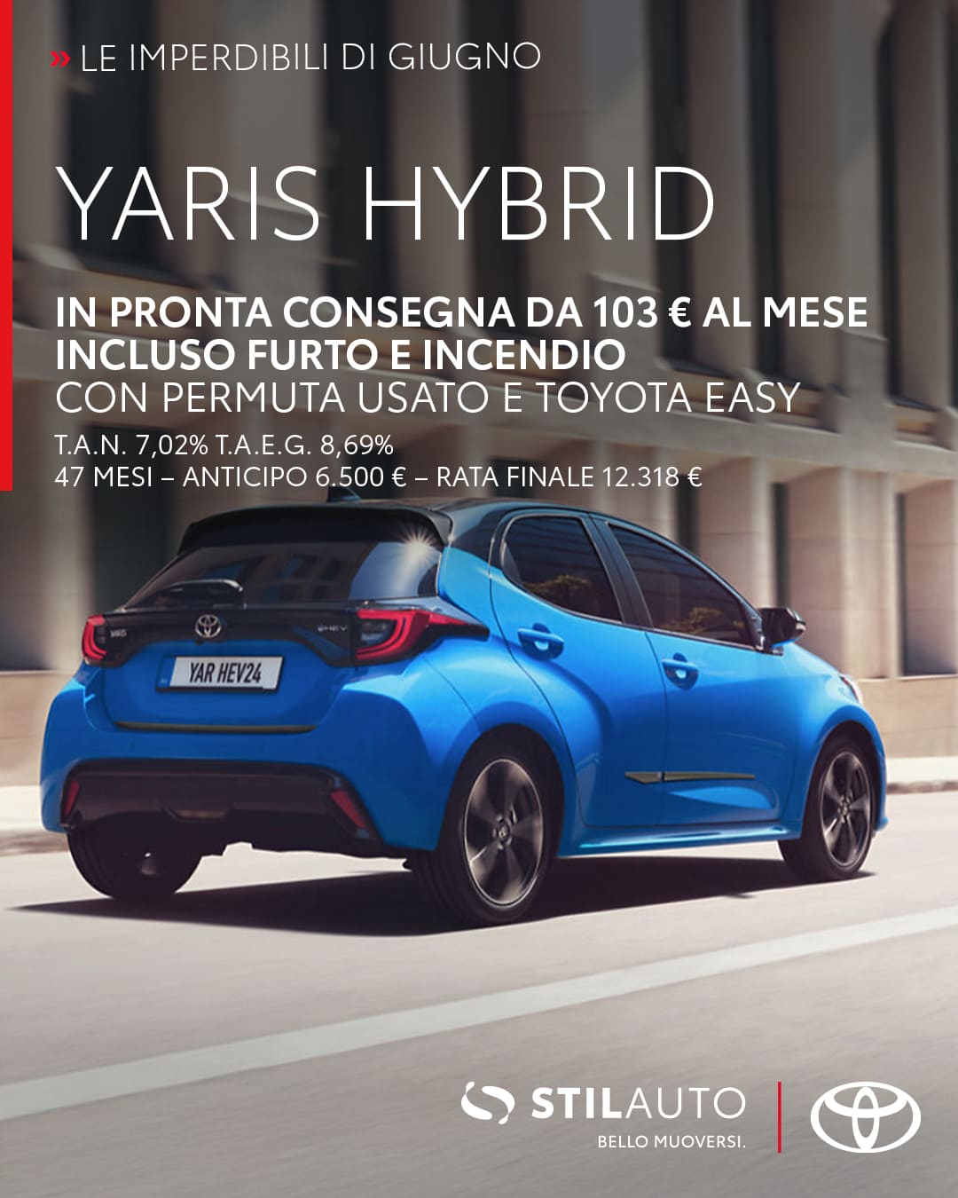 Su Yaris fino a 5800€ di sconto