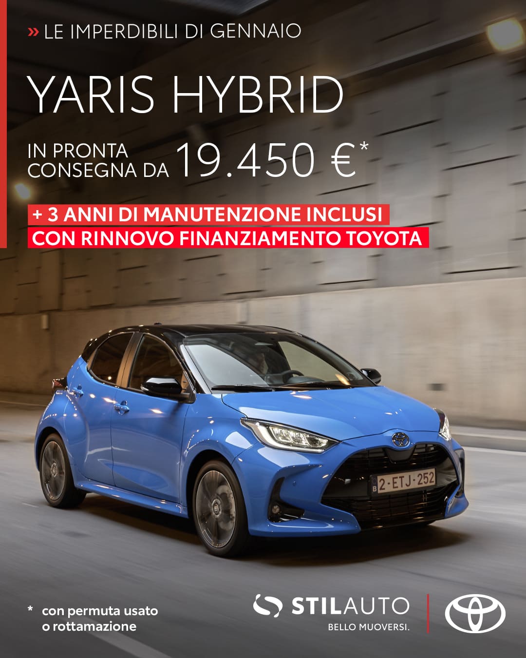 Su Yaris fino a 5800€ di sconto