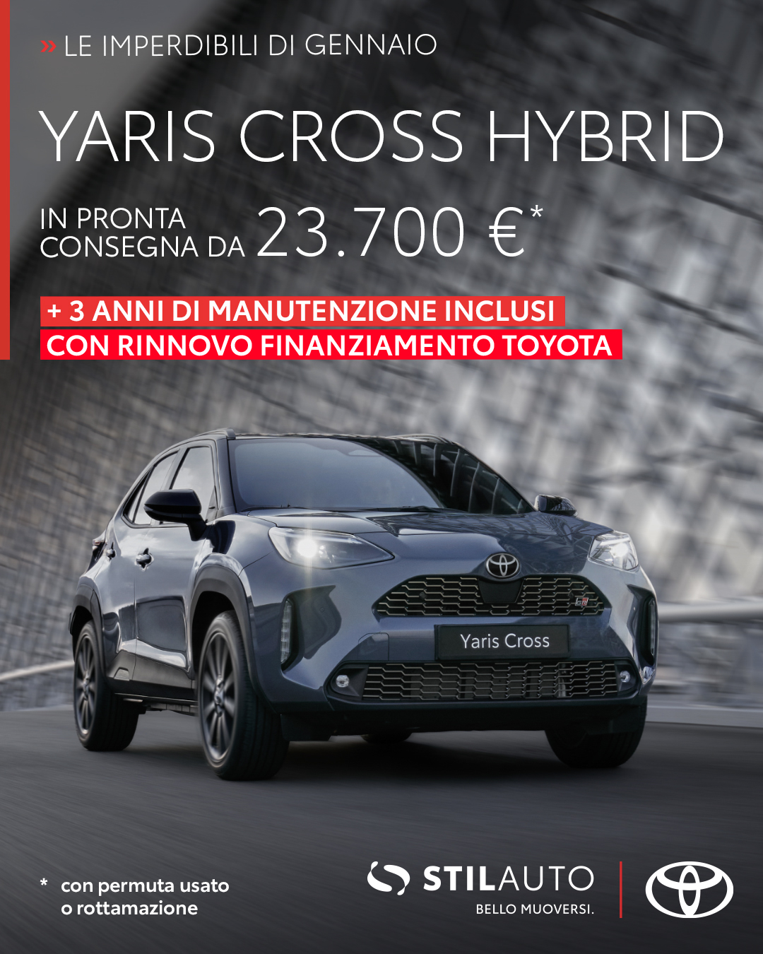 Su BZ4X fino a 11.500€ di sconto con rottamazione e Toyota Easy