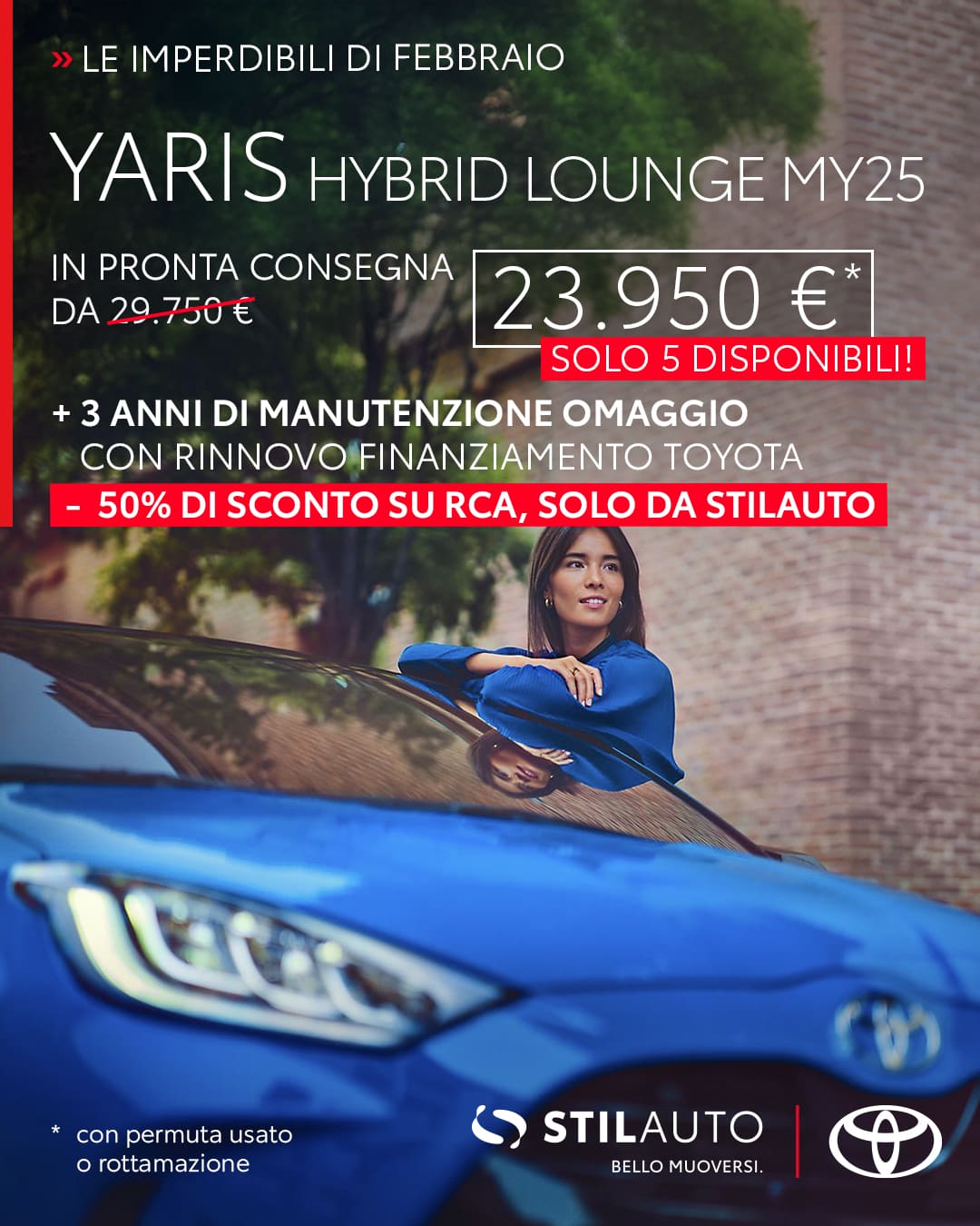 Su BZ4X fino a 11.500€ di sconto con rottamazione e Toyota Easy