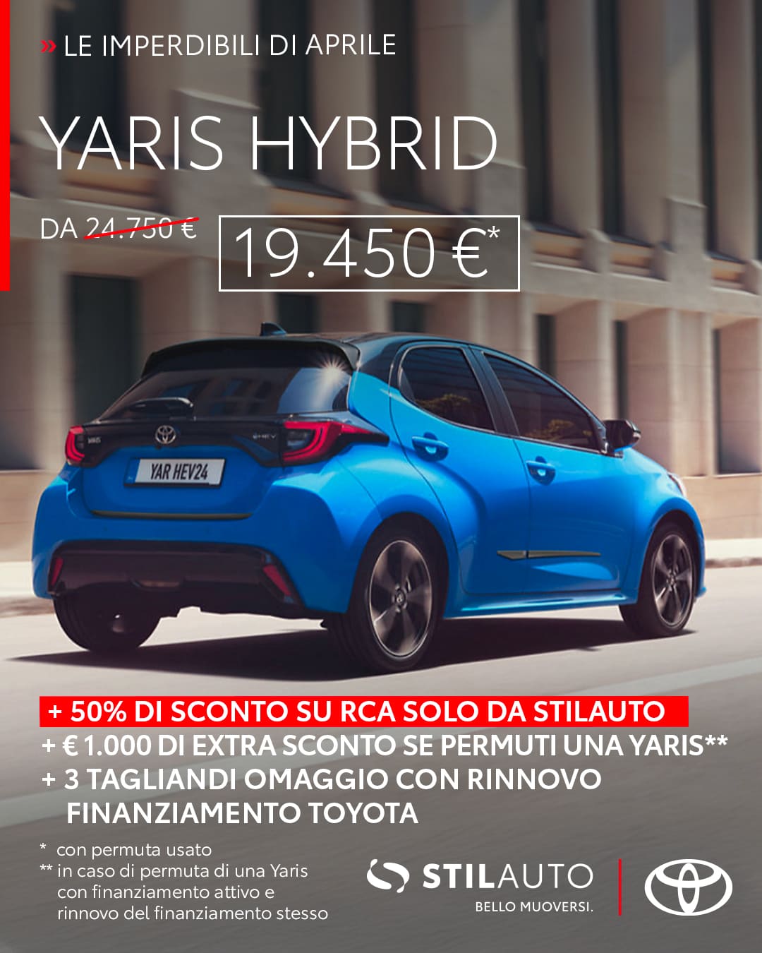 C-HR PLUGIN HYBRID fino a 5950€ DI SCONTO