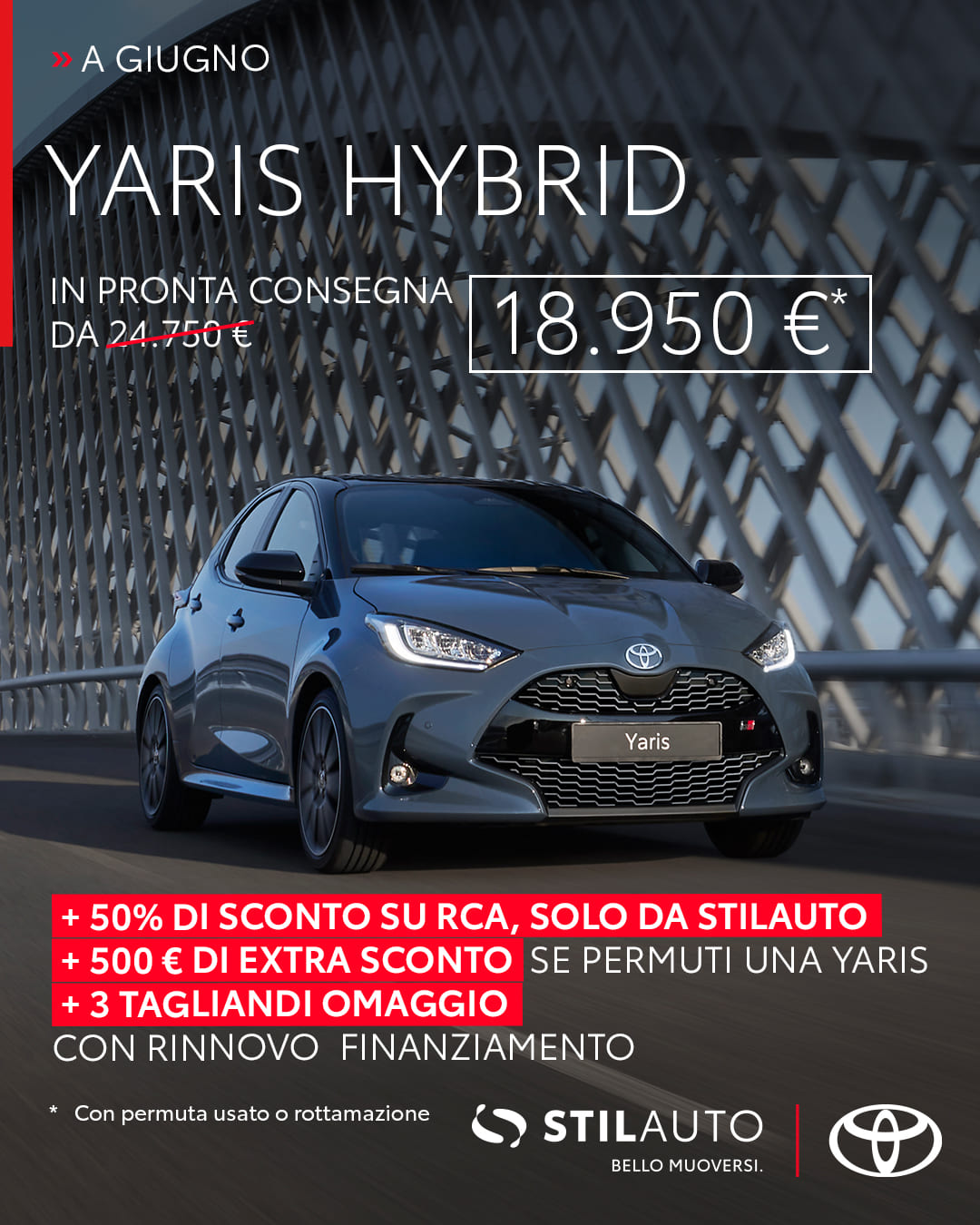 Su Yaris fino a 5800€ di sconto anche senza rottamazione